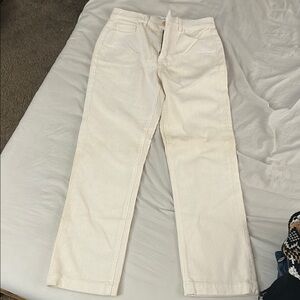 New without Tags LOFT Cream Corduroy Pants